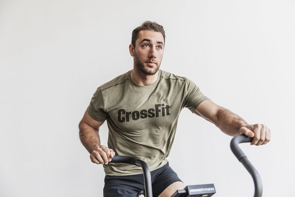 NOBULL Crossfit® Tişört Erkek - Yeşil Ordu - Turkiye (XEH-097451)